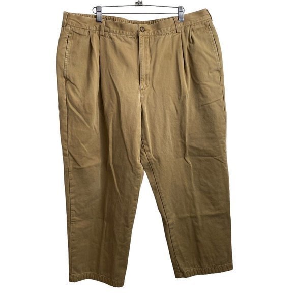 LL Bean Convertible Cargo Pants Mens Size 40x30 Khaki Stretch Outdoors Hiking - Picture 7 of 7